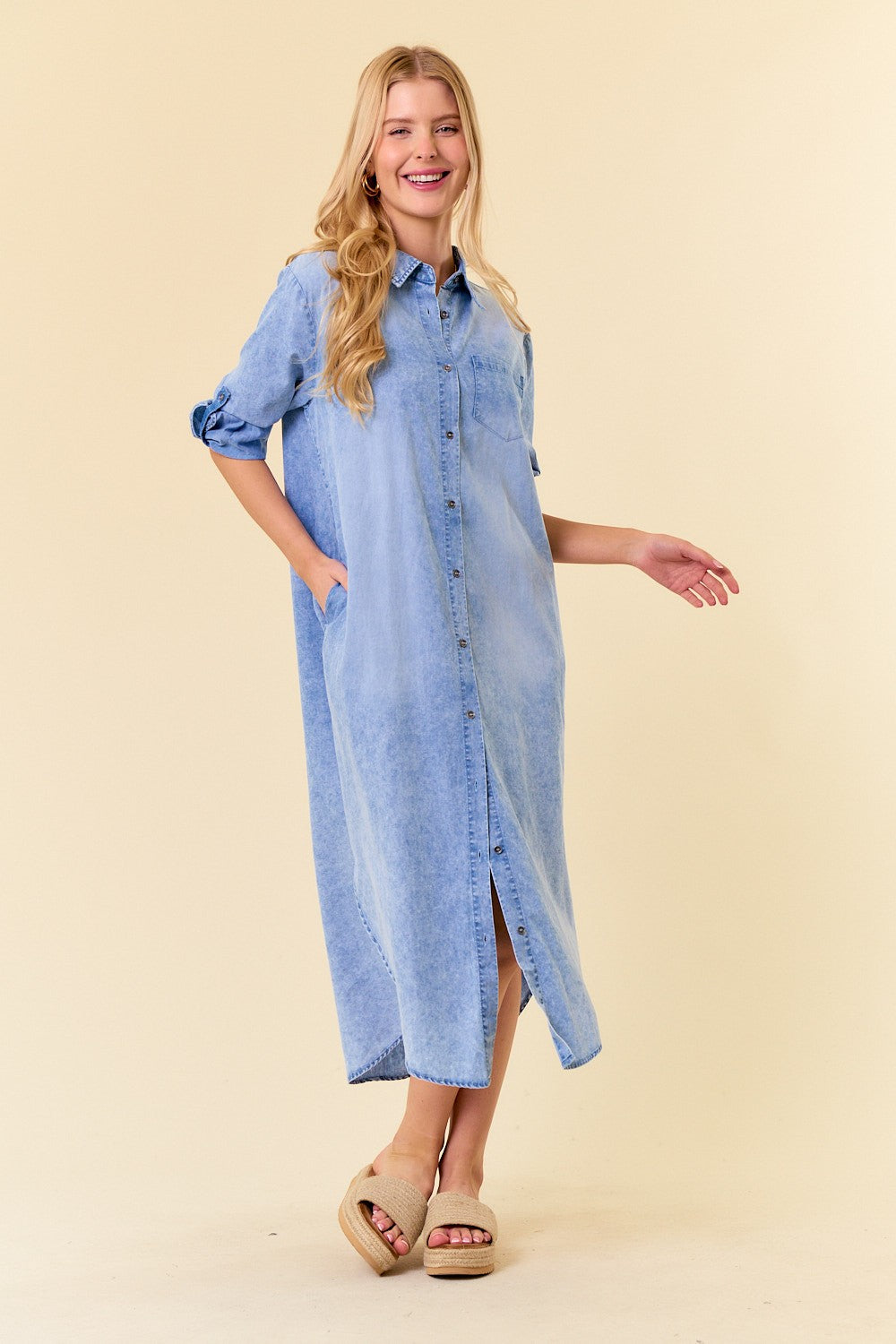 Nashville Chambray Dress