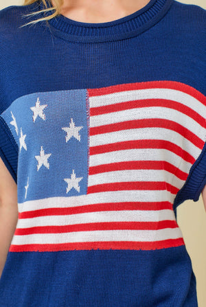 Freedom Navy Sweater