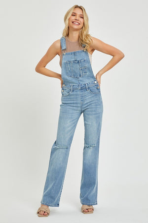 Straight Leg Overalls by Risen