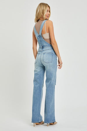 Straight Leg Overalls by Risen